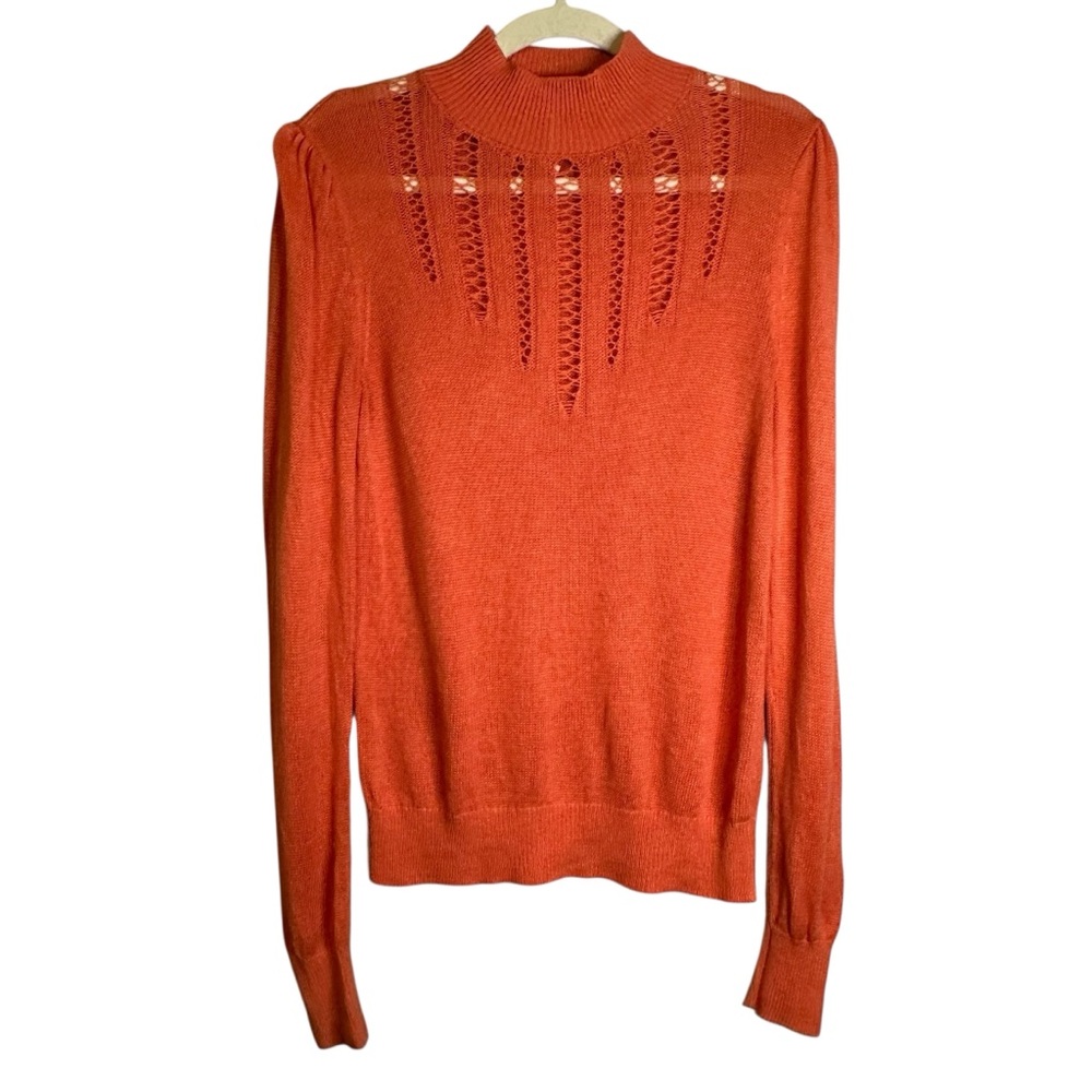 Free People Time After Time Sweater Crochet Boho Whimsigoth Fairy Festival Small